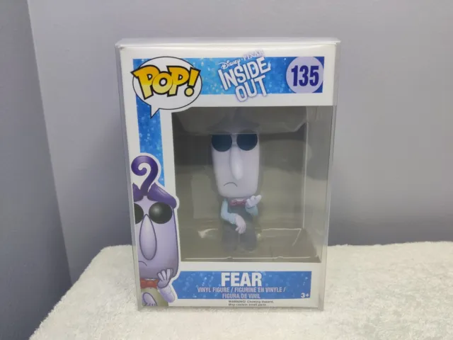 Funko Pop Disney Pixar's Inside Out Fear #135 w/Pop Protector