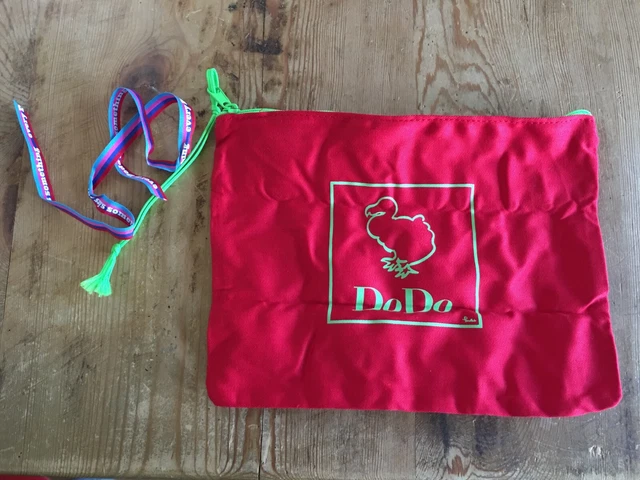 New - Bag DoDo Bag - Red Colour Red 9 3/8x7 1/8in - Cotton - New