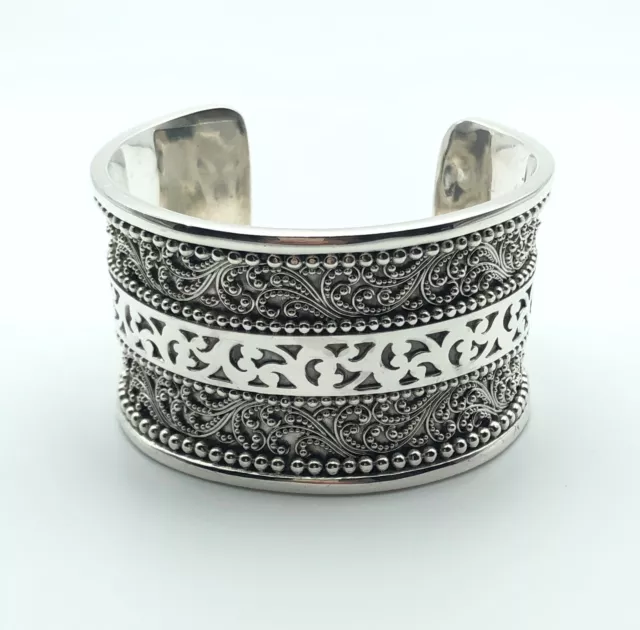 Lois Hill Heavy 925 Sterling Silver Cuff (104 Grams) Lois Hill Heavy 925 Sterling Silver Cuff (104 Grams)