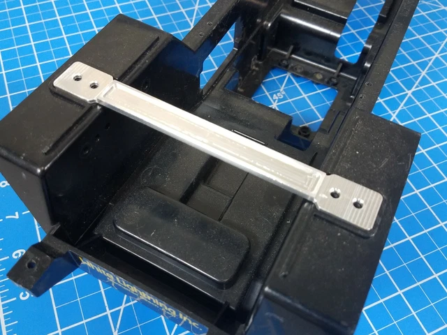 Kit De 2 Plaques De Châssis En Aluminium Pour Tamiya Bullhead / Super Clodbuster 1/10 - Marque TOOMOD