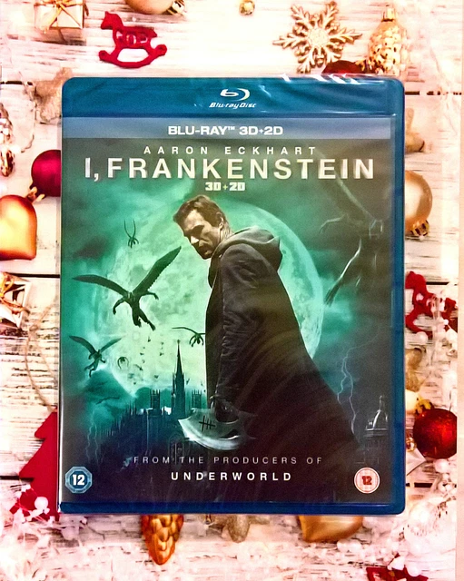 I, Frankenstein 2D & 3D Bluray  (GENUINE UK BLURAY, BRAND NEW & FACTORY SEALED)