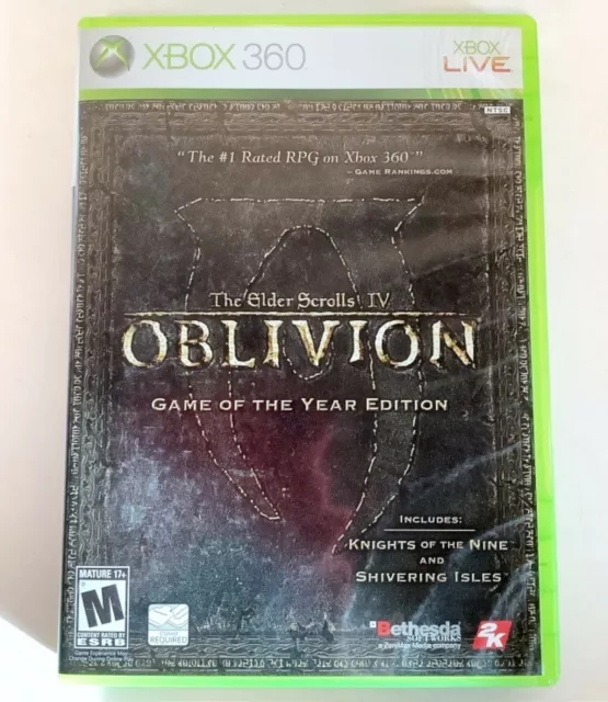 The Elder Scrolls IV: Oblivion GOTY Edition Microsoft Xbox 360 Video Game 2007