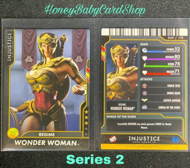 Injustice Arcade GEM MINT Series 2 Card 49 Regime Wonder Woman