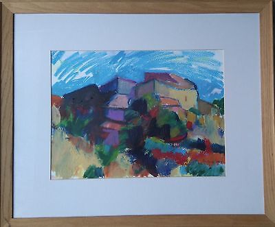 RAY GARVEY ORIGINAL OIL PASTELS PROVENCE SIGNED AND DATED SOLD AT CHRISTIE'S 