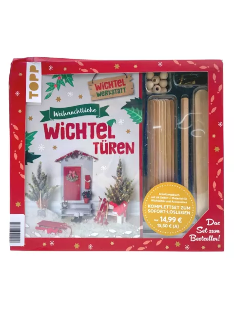 Kreativ-Set Weihnachtliche Wichteltüren Anleitungsbuch mit #5001225