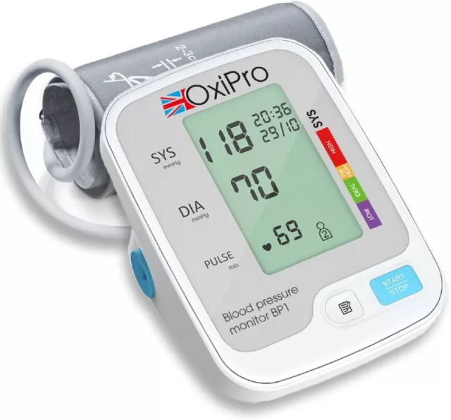 Orignal OxiPro BP1 NHS Supplied Blood Pressure Monitor / BP Machine