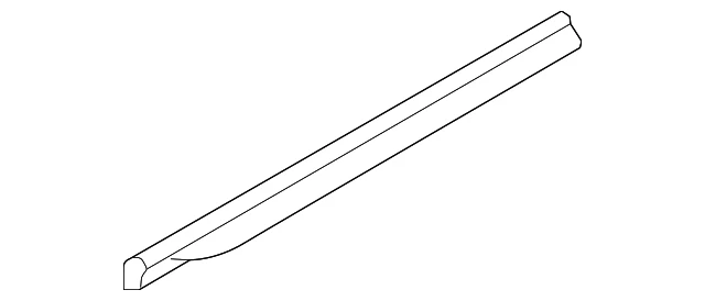 Genuine Ford Front Rocker Molding BK3Z-6110177-AE