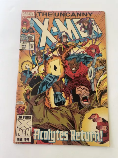 Marvel Comics The Uncanny X-Men Acolytes Return! Vol 1 No 298 March 1993