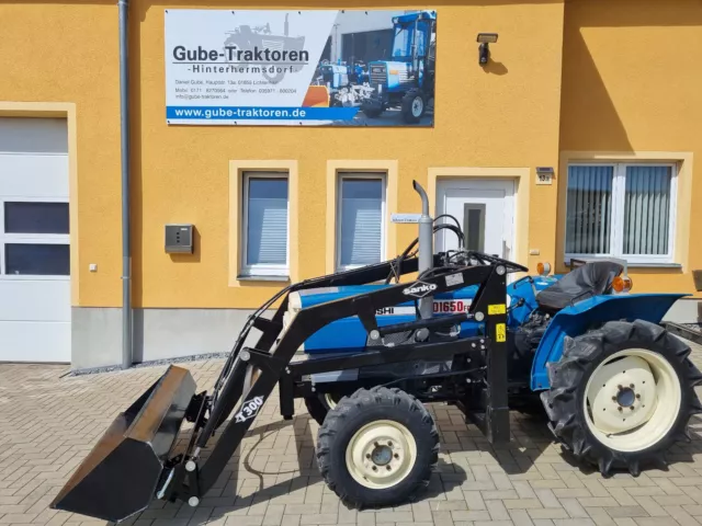 Kleintraktor Mitsubishi D 1650 mit Frontlader Allrad  17 PS  4 Zylinder
