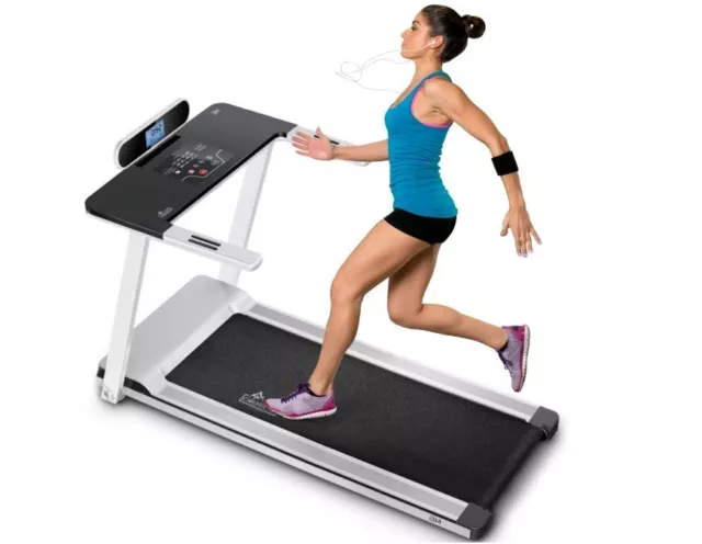 Limepeaks Fitness Foldable Treadmill White 14kmh 12 Programme M600A Exercise -CP
