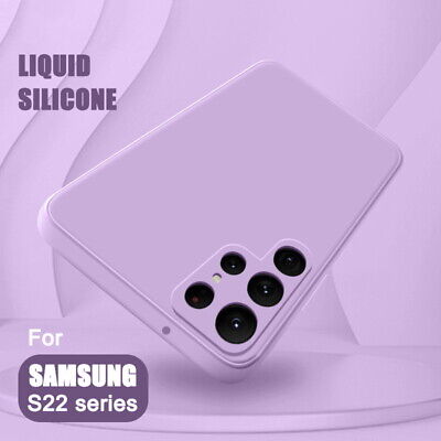 Liquid Coque Silicone Pour Samsung Galaxy S22 Ultra S21 S20 FE A52 Chocs Housse 2