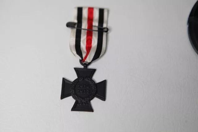 WW1 Imperial German Army 1914 1918 Black Hindenburg Cross of Honor Medal Ribbon