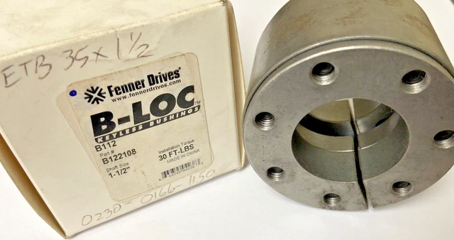 Fender Drives B122108 Keyless Bushing, Dia 1.5 ", 7 Bolt - New
