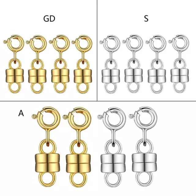 10pcs Magnetic Necklace Clasps And Closures Magnetic Jewelry Clasps  Necklaces Bracelet Jewelry Magnetic Extender Clasp Connectors Clasp For  Necklaces Bracelets Jewelry DIY Making