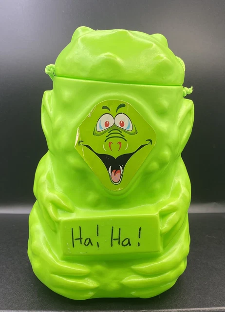 Vintage 1990 MARS 3 MUSKETEERS  Monster Goblin Halloween Bucket Pail  Blow mold