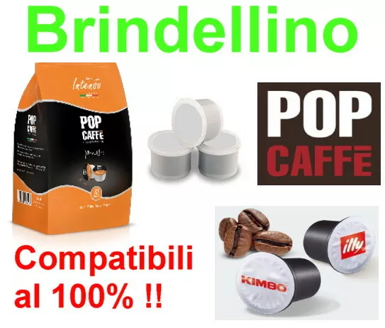 100 Capsule Caffe Pop Intenso Compatibili Macchine  Uno System Indesit Ariston