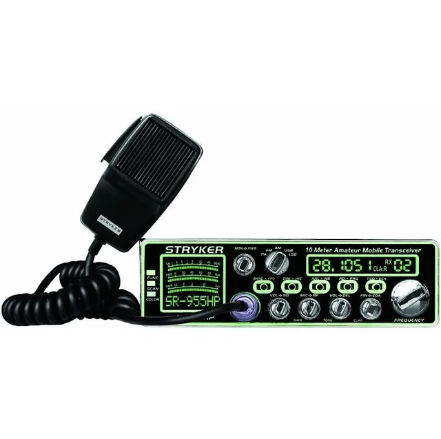 New Stryker 10 Meter Amateur Ham Radio SR-955HPC 60 Watts AM/FM/SSB 7 Face Color New Stryker 10 Meter Amateur Ham Radio SR-955HPC 60 Watts AM/FM/SSB 7 Face Color