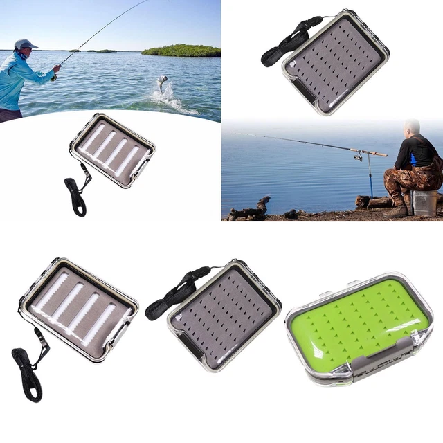 Plusieurs mouches sèche pêche de la truite avec boîte de rangement - Sport & Plein air