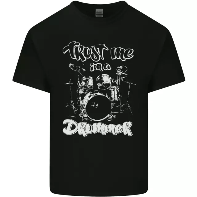 Trust Me Im a Drummer Funny Drumming Drum Mens Cotton T-Shirt Tee Top
