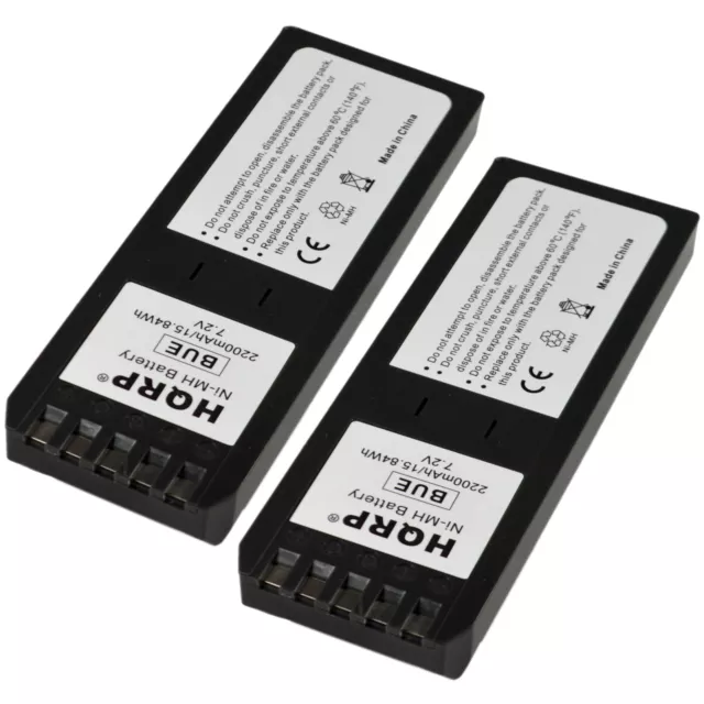 2-Pack HQRP Battery for Fluke DSP-100 DSP-2000 DSP-4000 DSP-4100 DSP-4300