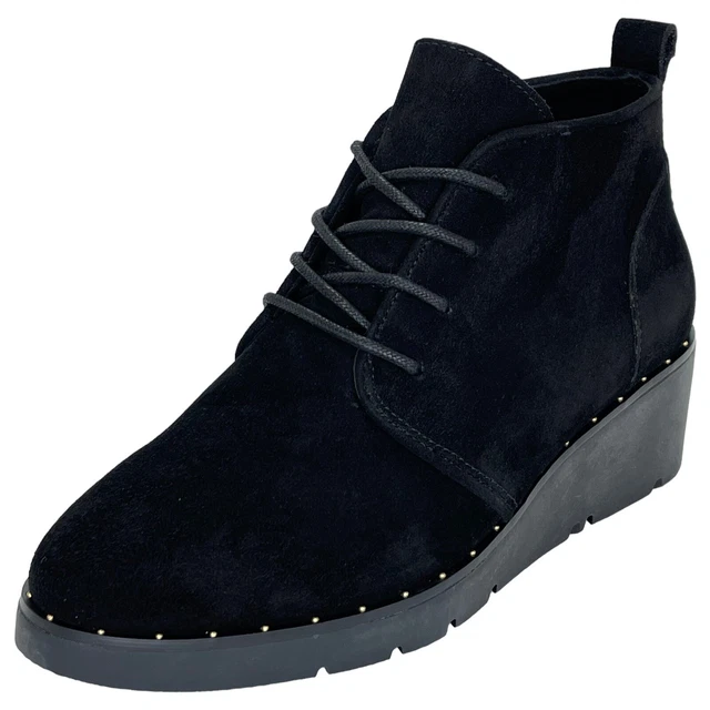 Steven Steve Madden Womens Shooties 7M Bart Black Suede