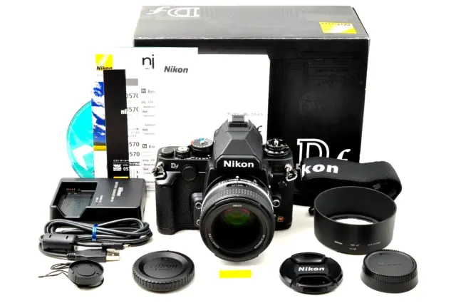 [Mint BOX] Nikon Df Black 16.2MP DSLR Digital Camera AF-S 50mm f/1.8G From JAPAN