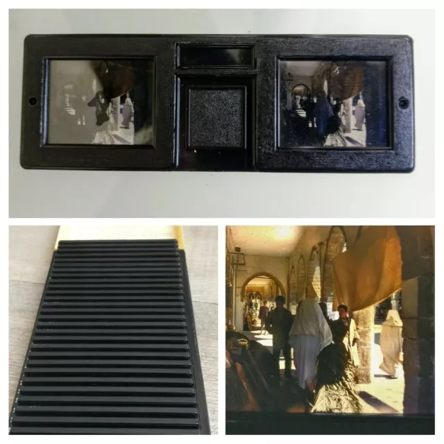 30 Vues stereoscopiques Richard Verascope F 40 /Rabat/Casablanca/ photos  1960