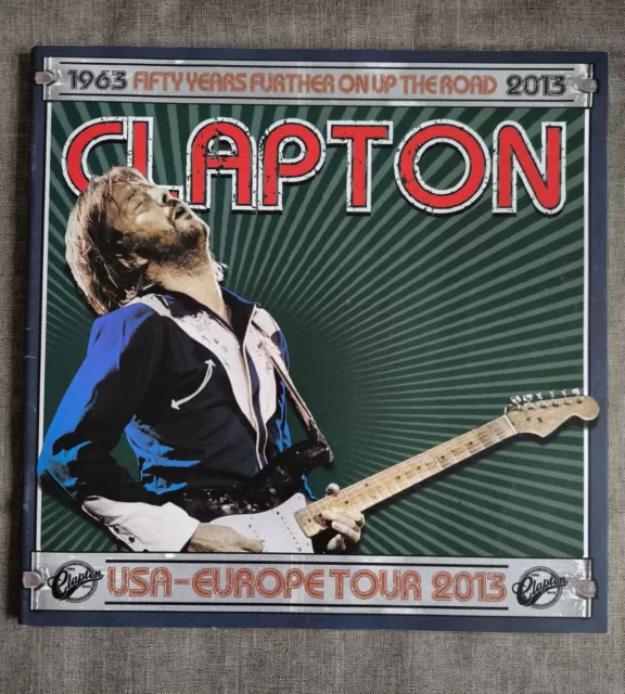 ERIC CLAPTON Tour Book Program Tour 2013 EUR 10,00 PicClick FR