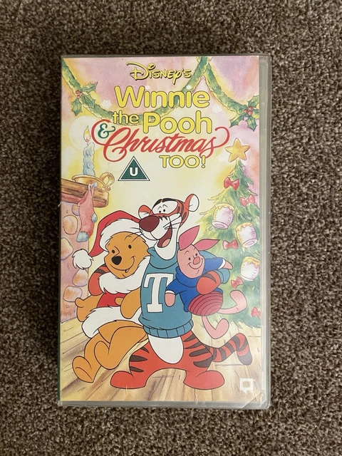 WALT DISNEY WINNIE the Pooh and Christmas Too VHS Video Tape Rare £3.30 ...