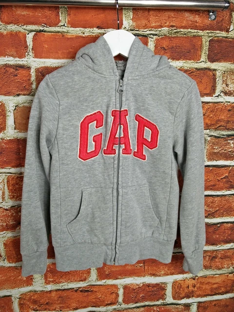 Giacca Con Cappuccio Bambina Età 6-7 Anni Next Gap Leggings Grigio Blu Semplice 122Cm 2