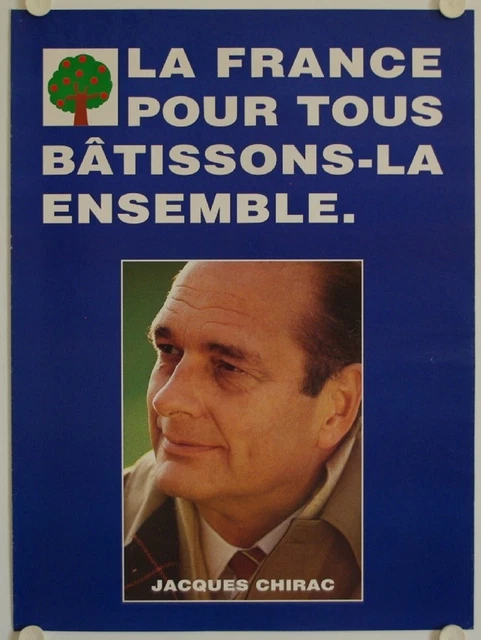 Affiche Jacques Chirac Vintage – Toast Présidentiel Amusant, Poster Humoristique Made In France, Format Affiche Qualité Premium