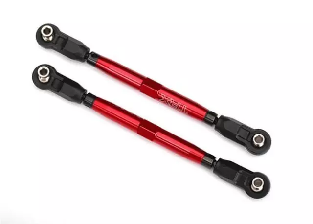 Traxxas Toe-Links Davanti Udr Tubes Rosso Anodizzato Alluminio (2) / TRX8547R