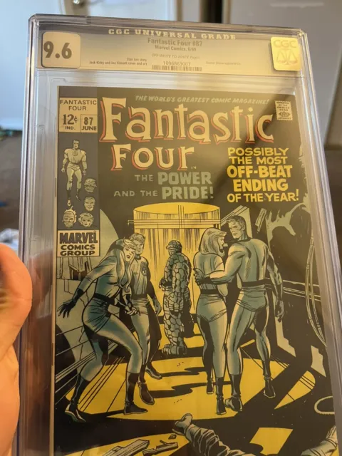 Fantastic Four #87 CGC 9.6 (Off White )Doctor Doom appearance