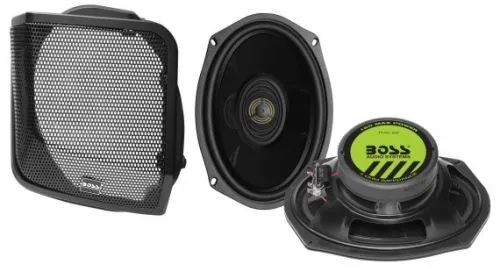 Boss Audio BHD98 Rear Saddlebag Speaker Kit 6 x 9 Harley Touring FLH/T 98-13 6X9