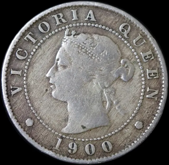 Jamaica Half Penny 1900 Victoria Coin WCA 6005