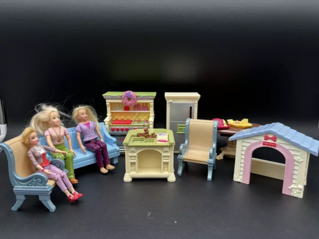 Fisher Price Loving Family Doll Furniture  Figures Accessories WORKING Sound