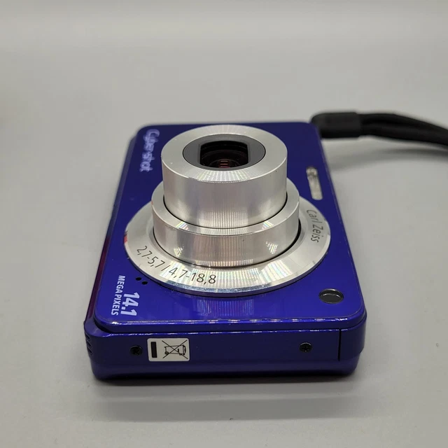 Sony Cybershot DSC-W560 14,1 megapixel fotocamera digitale compatta testata blu 14