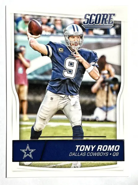 TONY ROMO Dallas Cowboys 2016 Panini Score Football Card #85