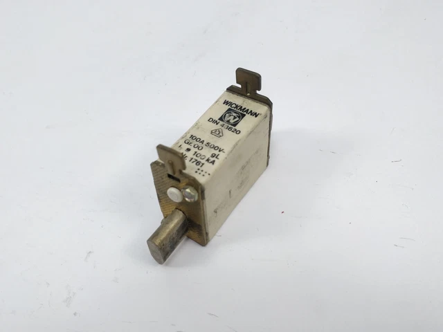 WICKMANN Fusible 100A 500V Gr. 00 Gl din 43620 100kA