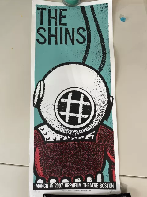 The Shins poster Boston 3/15/2007