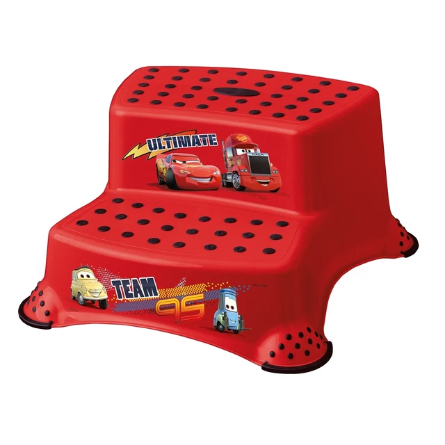 Keeeper Cars Schemel 2-stufig Tritthocker Cherry Red NEU