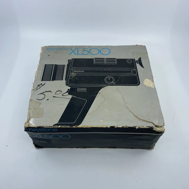 MADE USA KEYSTONE Power Zoom Electric Eye XL 500 Movie Camera 28.00