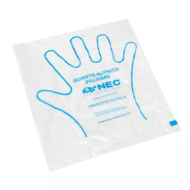 500x Guante Guantes Higiénico Palmar Rollo Móvil Contacto Alimenticio 270x85 MM