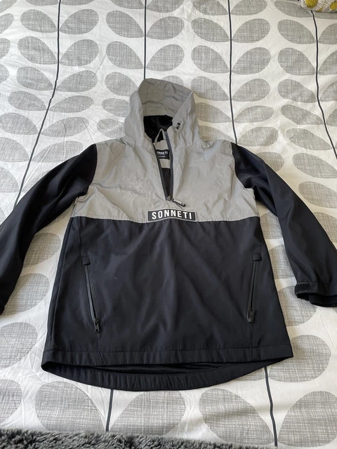 BOYS DESIGNER SONNETI reflective black zipped jacket top age 10 11 12 years. 9.00 PicClick UK