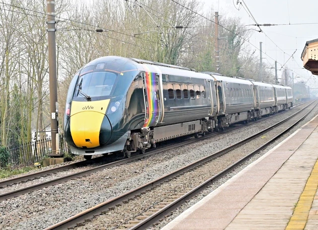 CLASS 800 NO 800008 in pride at hanwell £1.00 PicClick UK
