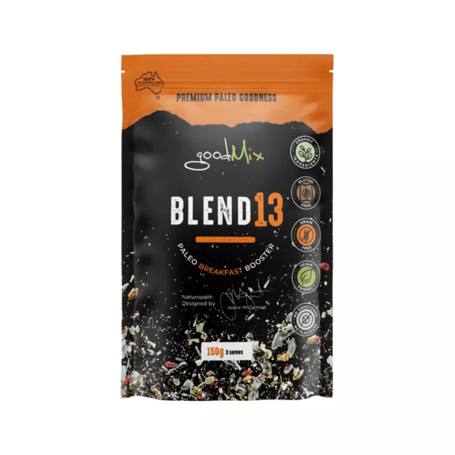 ^ GoodMix Superfoods Blend 13 Paleo Breakfast Booster 150g