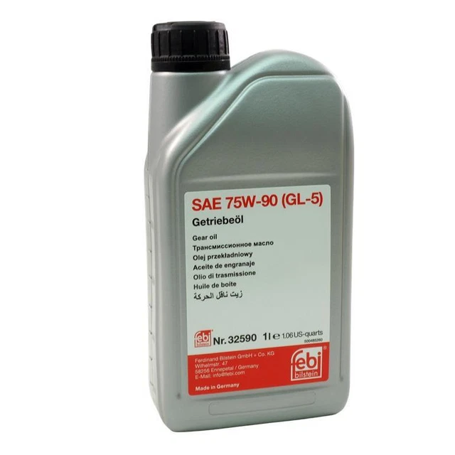 1 Olio per Ingranaggi Litro Febi BILSTEIN 32590 75W90 Api GL-5 BMW Opel Ford VW