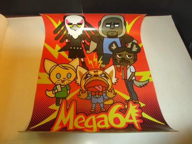 Mega 64 Limited Ed Poster  " Rare "    24" By 18"      Vg