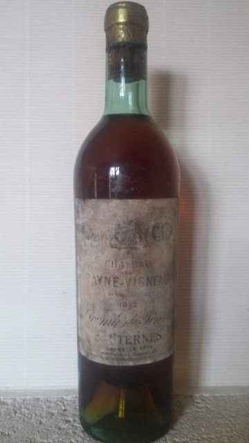 Rayne Vigneau Crème de Tête 1942, Sauternes