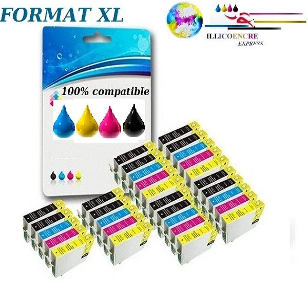 Set Cartucce di Inchiostro Compatibili per Stampanti Epson